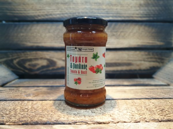 Griechische Tomaten-Basilikum Soße